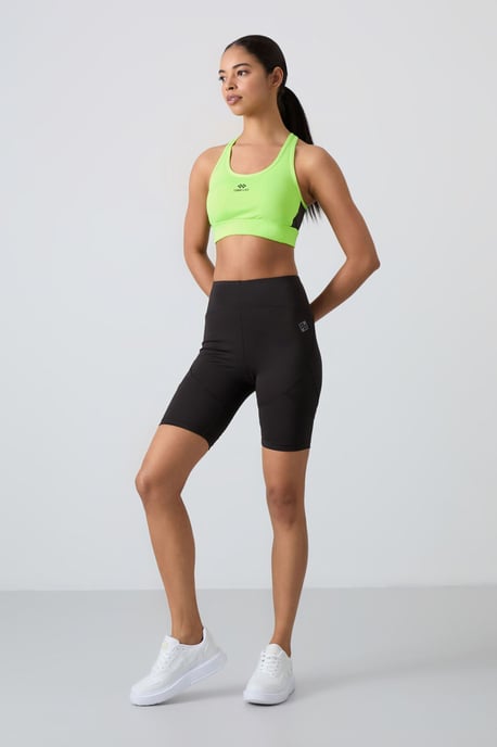 Fitted Sleeveless Crop Sports Top - Image 6