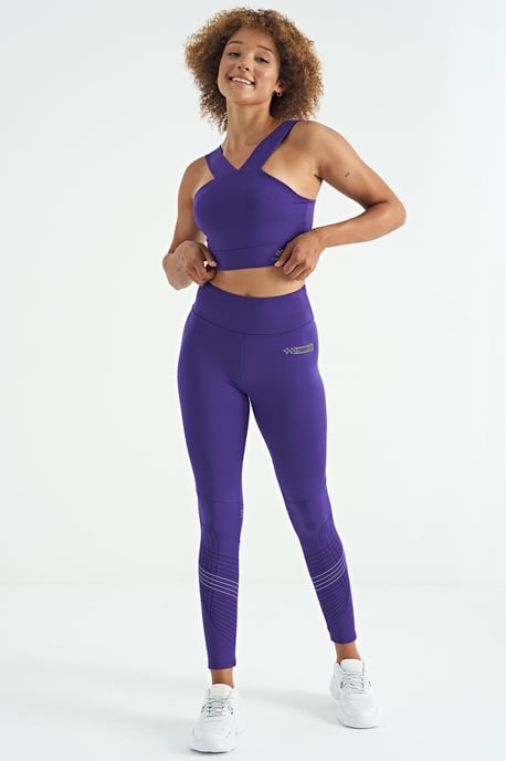 Women's Cropped Sleeveless V-neck Sports Top - Image 5