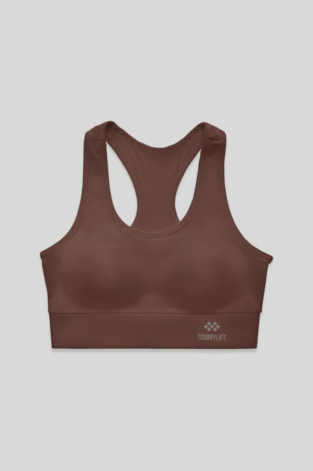 Sleeveless Cropped Fitted Sports Top - Image 1