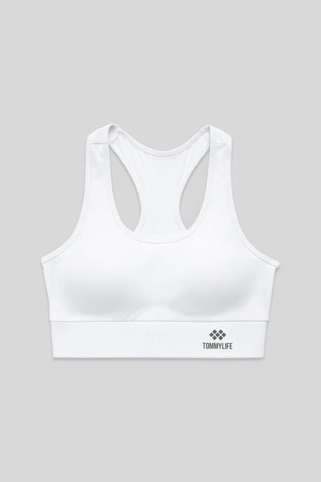 Sleeveless Cropped Fitted Sports Top - Image 1