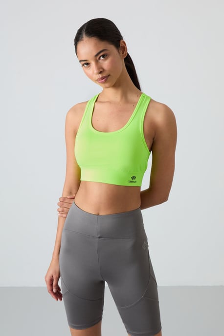 Sleeveless Cropped Fitted Sports Top - Image 2