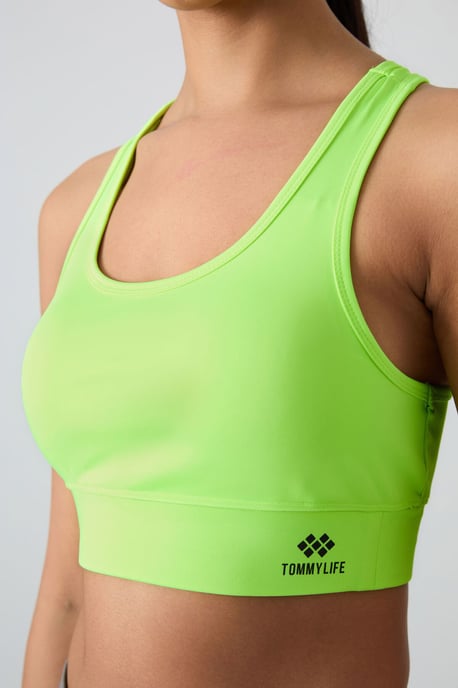 Sleeveless Cropped Fitted Sports Top - Image 3