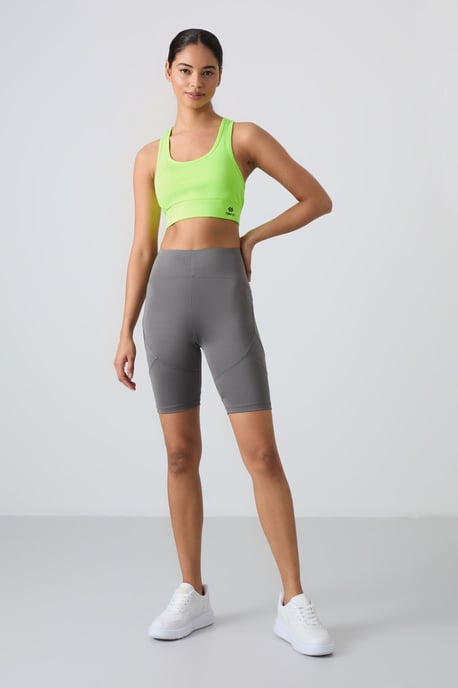 Sleeveless Cropped Fitted Sports Top - Image 4