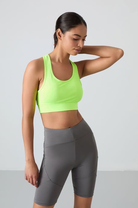 Sleeveless Cropped Fitted Sports Top - Image 5