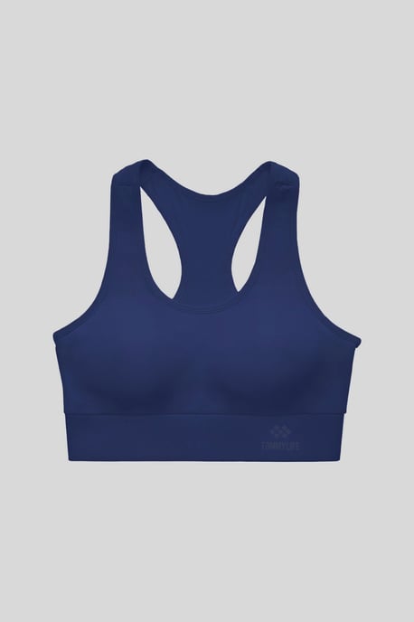 Sleeveless Cropped Fitted Sports Top - Image 1