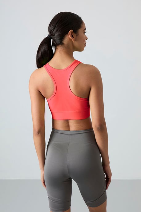 Sleeveless Cropped Fitted Sports Top - Image 6