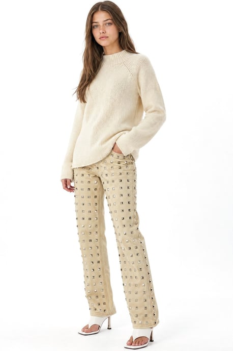 Knit Half Turtleneck Sweater - Image 2