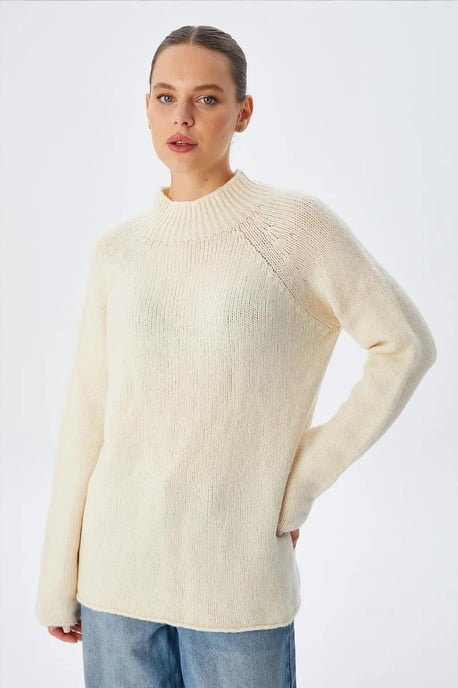 Knit Half Turtleneck Sweater - Image 5