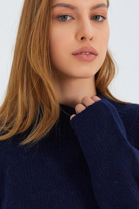 Knit Half Turtleneck Sweater - Image 5