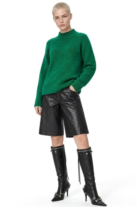 Knit Half Turtleneck Sweater - Image 2