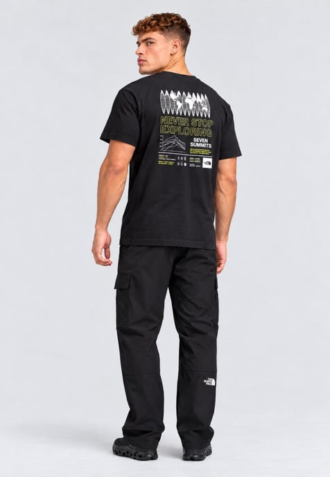 The North Face Mens Multi Location Globe T Shirt in Black - Image 2