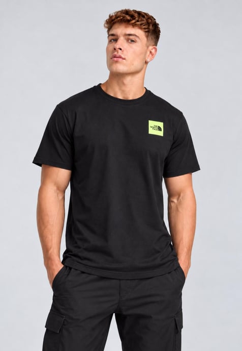 The North Face Mens Multi Location Globe T Shirt in Black - Image 5