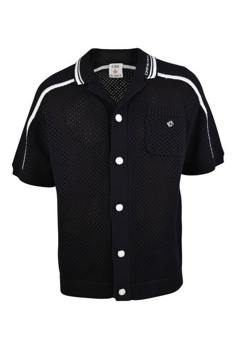 Casablanca Mesh Shirt Black - Image 1