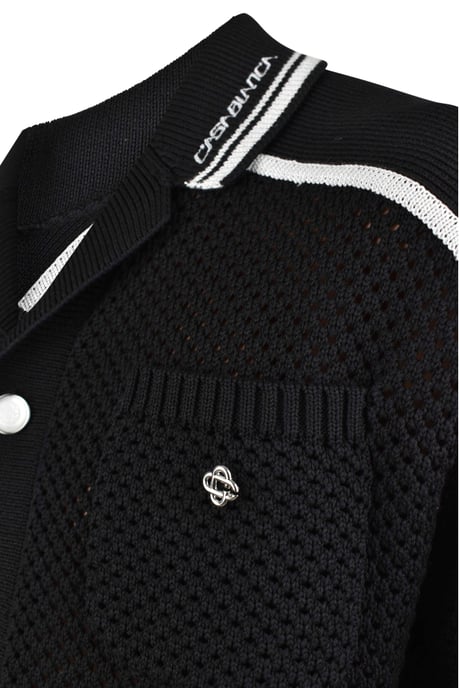 Casablanca Mesh Shirt Black - Image 3