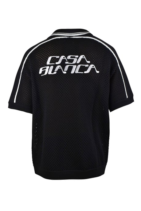 Casablanca Mesh Shirt Black - Image 4