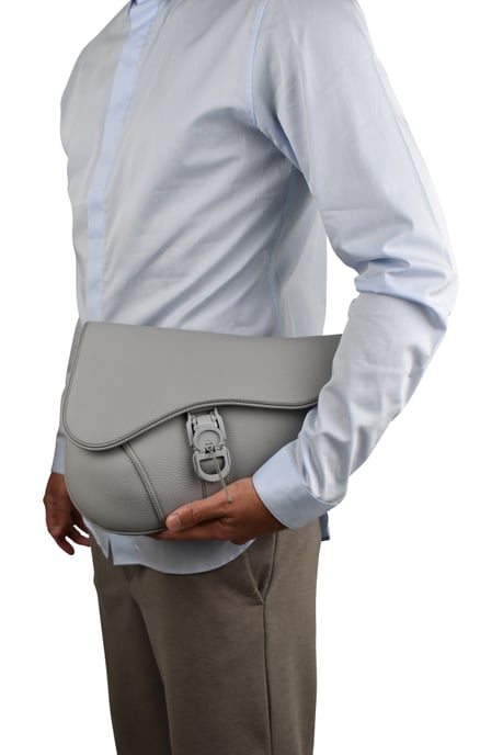 Dior Dior Saddle Twin Bag Grey - Image 6