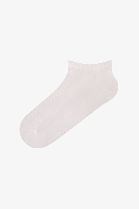 Soft Clouded Jacquard enkelsokken per paar - Image 2