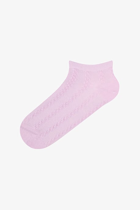 Soft Clouded Jacquard enkelsokken per paar - Image 3