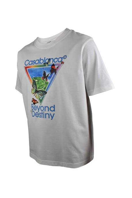 Casablanca T-shirt ”Beyond Destiny” Vit - Image 2