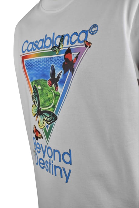 Casablanca T-shirt ”Beyond Destiny” Vit - Image 4
