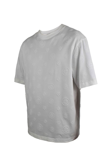 Casablanca T-shirt med monogram i oversized-modell Vit - Image 2