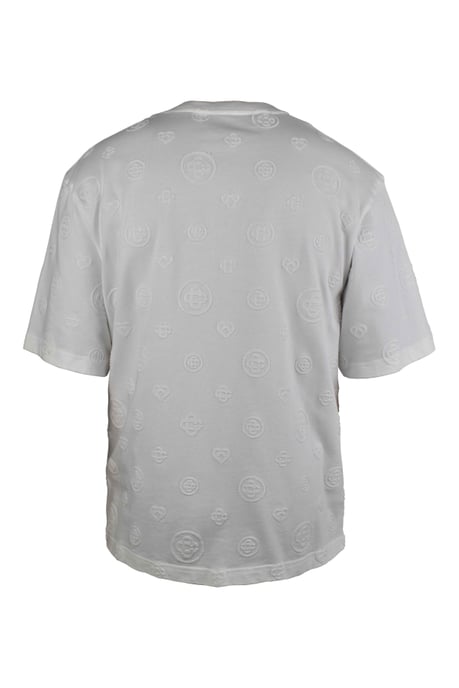 Casablanca T-shirt med monogram i oversized-modell Vit - Image 4