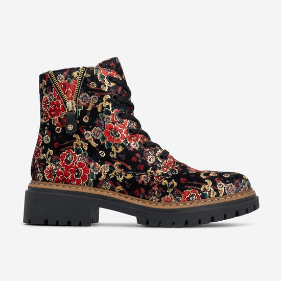 Rieker 72617 Womens Ankle Boots Black Floral - Image 1