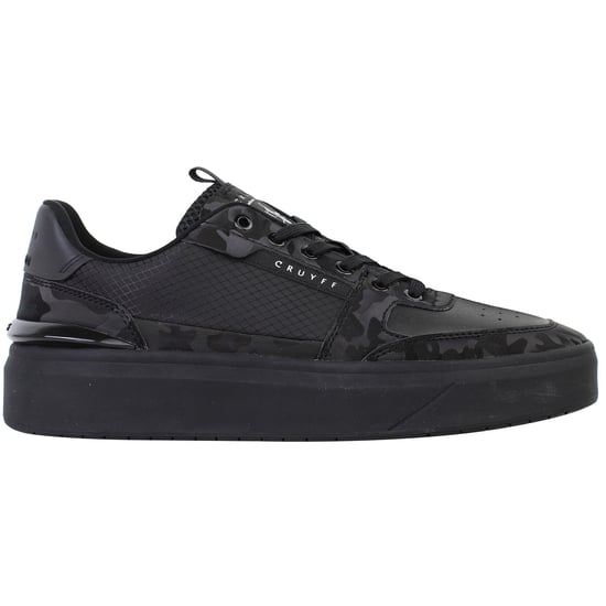 Cruyff Endorsed Tennis Mens Black Trainers - Image 1