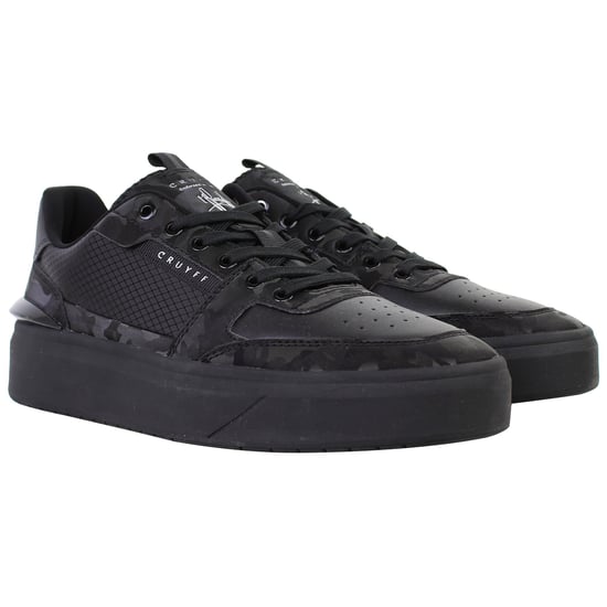 Cruyff Endorsed Tennis Mens Black Trainers - Image 2