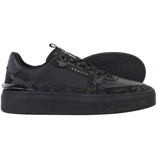 Cruyff Endorsed Tennis Mens Black Trainers - Image 4
