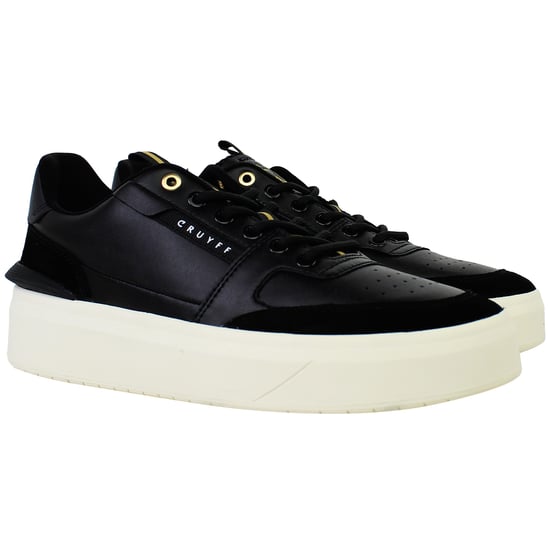 Cruyff Endorsed Tennis Mens Black Trainers - Image 2