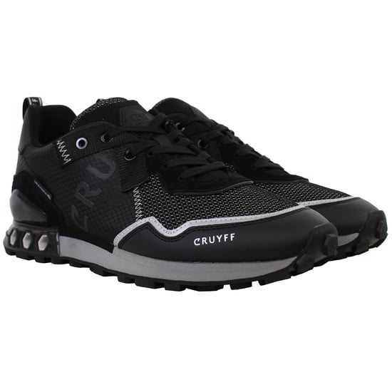 Cruyff Superbia Hex-Tech Mens Black Trainers - Image 2