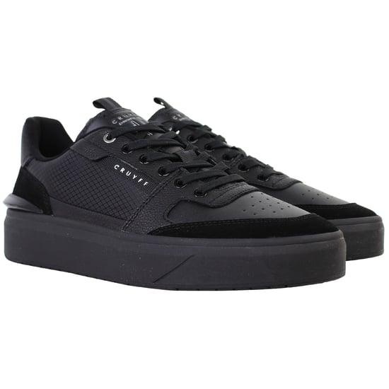 Cruyff Endorsed Tennis Mens Black Trainers - Image 2