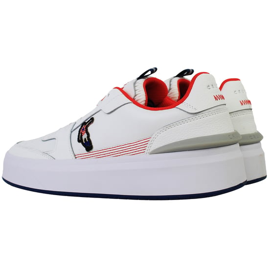 Cruyff Endorsed Tennis Croatia Mens White Trainers - Image 3