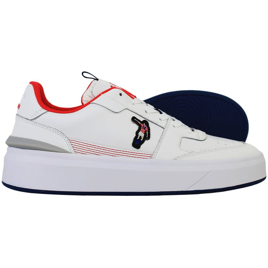 Cruyff Endorsed Tennis Croatia Mens White Trainers - Image 4