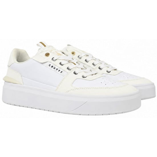 Cruyff Endorsed Tennis Mens White Trainers - Image 2