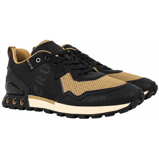 Cruyff Superbia Hex-Tech Mens Black/Gold Trainers - Image 2