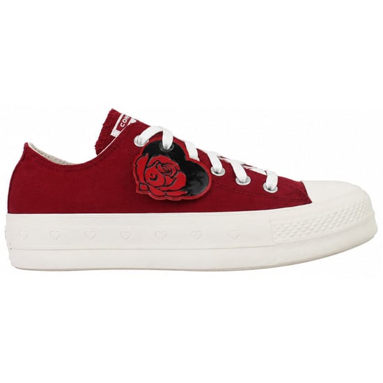 Converse Chuck Taylor Lift OX Womens Red Plismolls - Image 1