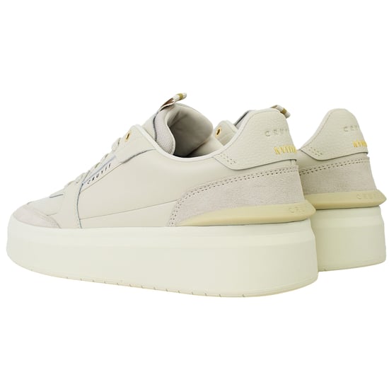 Cruyff Endorsed Tennis Mens Beige Trainers - Image 3