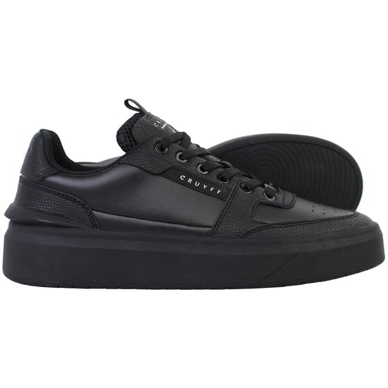 Cruyff Endorsed Tennis Mens Black Trainers - Image 4