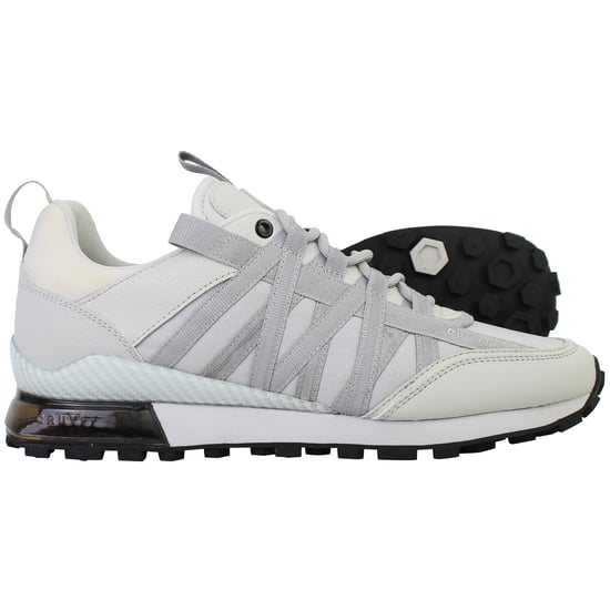 Cruyff Fearia Mens Light Grey Trainers - Image 4