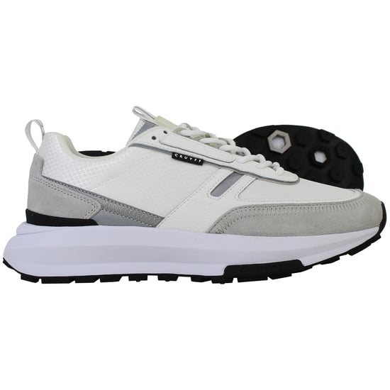Cruyff Ambruzzia Mens White Trainers - Image 4