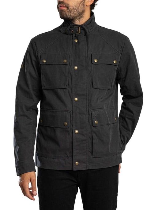 Superdry Wax Racer-Jas, Grijs - Image 1