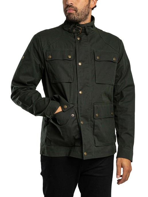 Superdry Wax Racer-Jas, Groen - Image 2