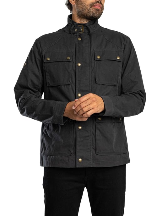 Superdry Wax Racer-Jas, Grijs - Image 2