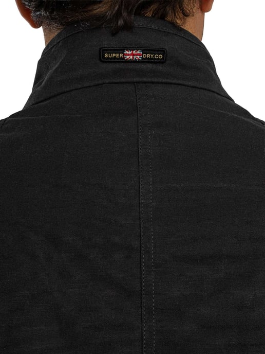 Superdry Wax Racer-Jas, Grijs - Image 6
