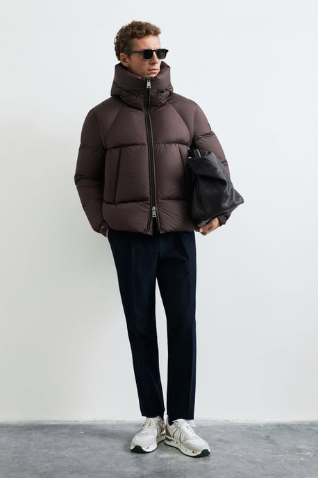 LUFIAN Men's Hooded Goose Down Puffer Jacket - Image 6