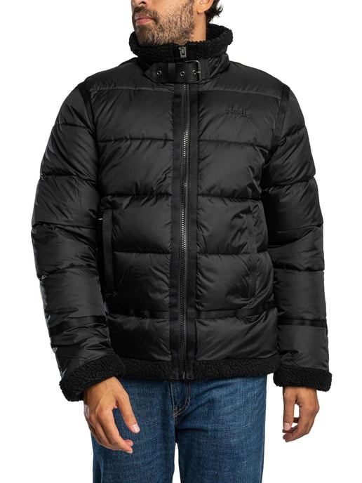 Schott Puffer Jacket, Zwart - Image 1