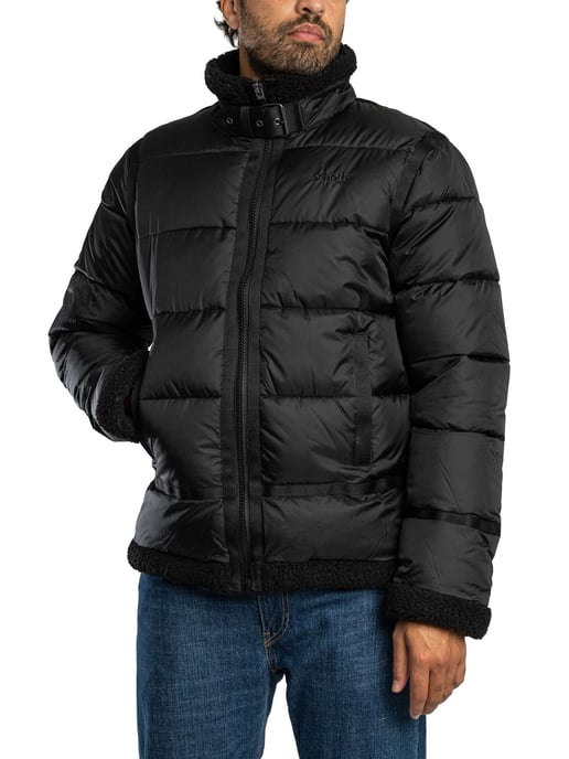 Schott Puffer Jacket, Zwart - Image 2