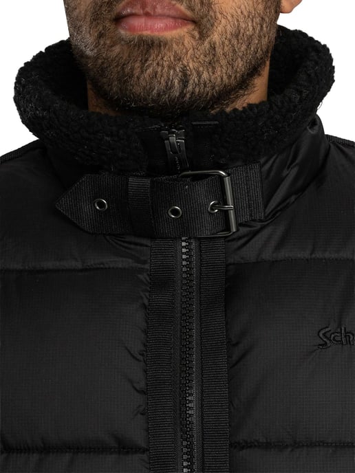 Schott Puffer Jacket, Zwart - Image 5